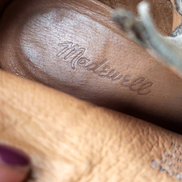 Madewell The Billie Boot in Suede F5045 8.5 tan - Picture 9 of 16